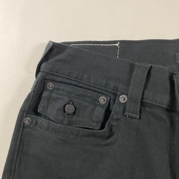 NWT True Religion Ricky Relaxed Straight Jean Shorts Men's 31 Measures 34 Black - Picture 6 of 15